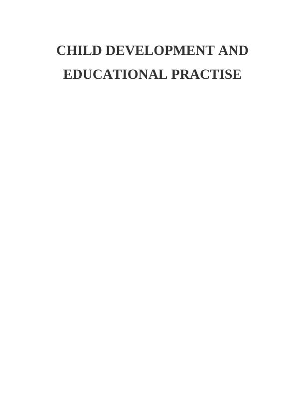 Child Development and Education PDF_1