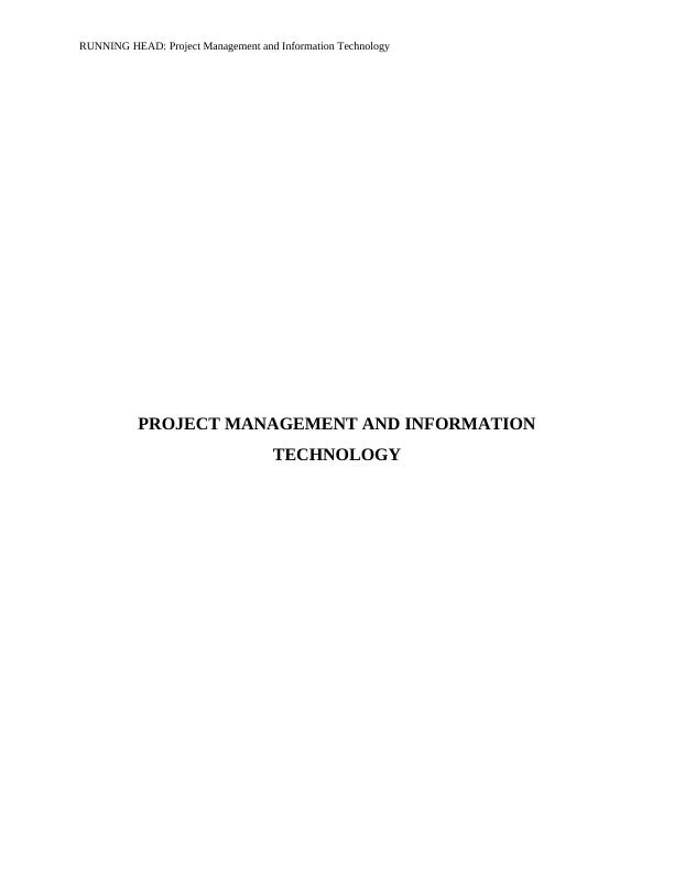 Project Management and Information Technology PDF_1