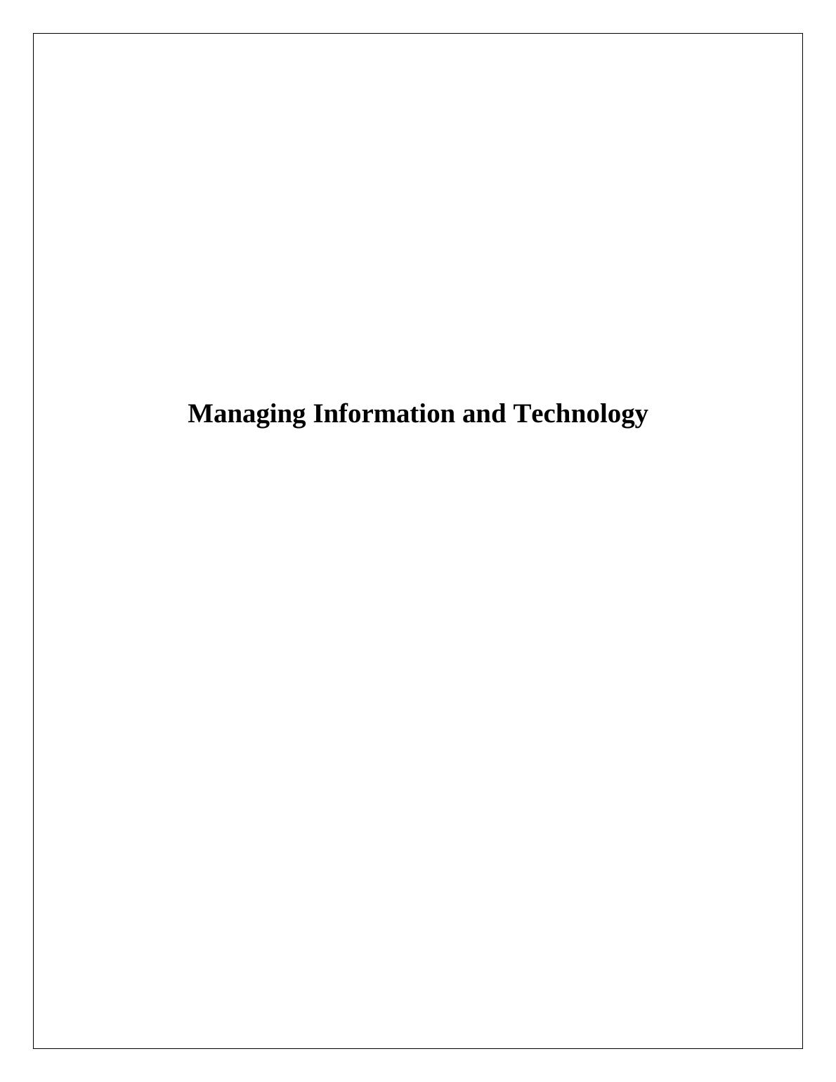 managing-information-and-technology