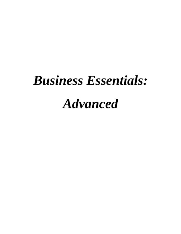 Business Essentials: Advanced_1