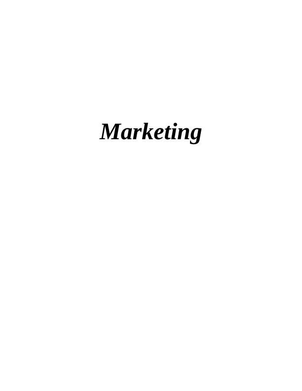 Marketing Strategy of TESCO: STP, Marketing Mix, and Relationship Marketing_1