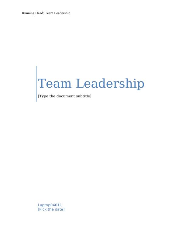 Team Leadership Paper 2022_1