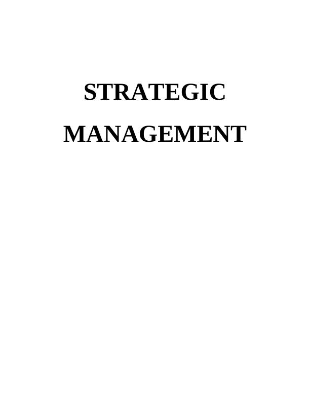 Strategic Management in H&M: Analysis and Recommendations_1