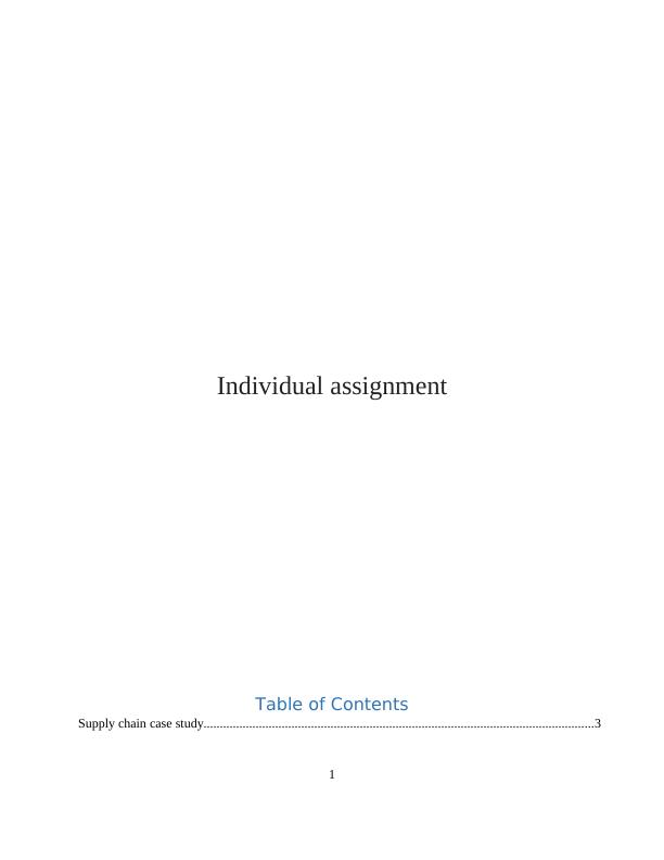 toyota supply chain management case study pdf