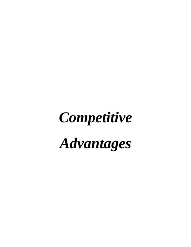 Competitive Advantages: Strategies for Success_1