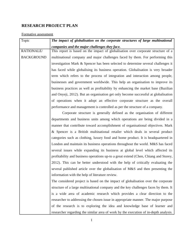Effects Of Globalization On Multinational Corporations