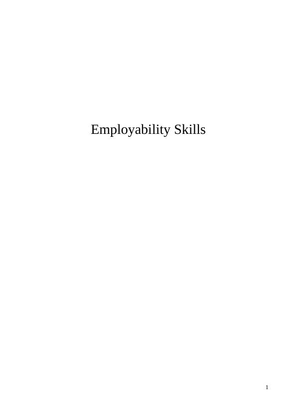 Employability Skills - Hilton hotel_1