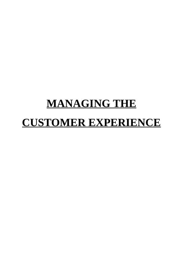 Managing Customer Experience Assignment - Hotel London house_1