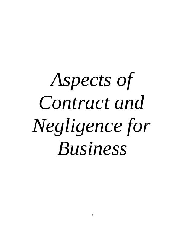 Essential Elements of Contract_1