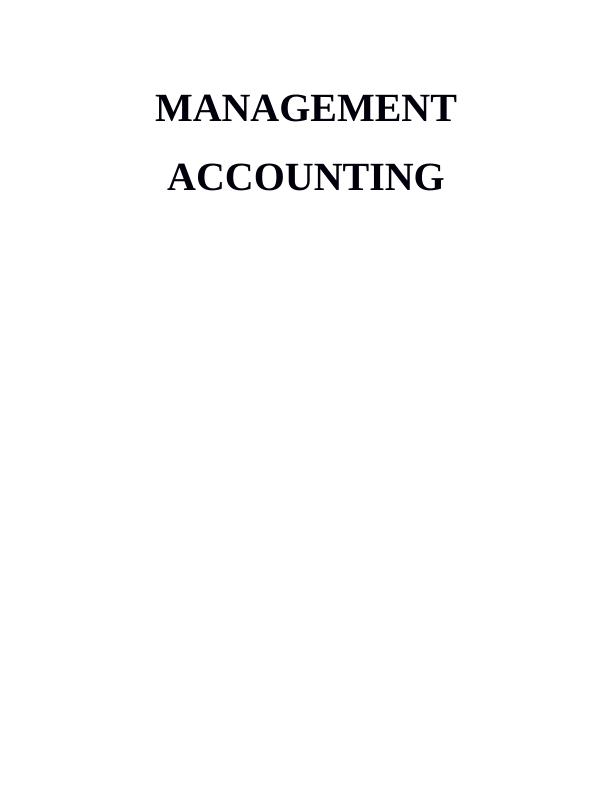 Assignment on Management Accounting (Docx)_1