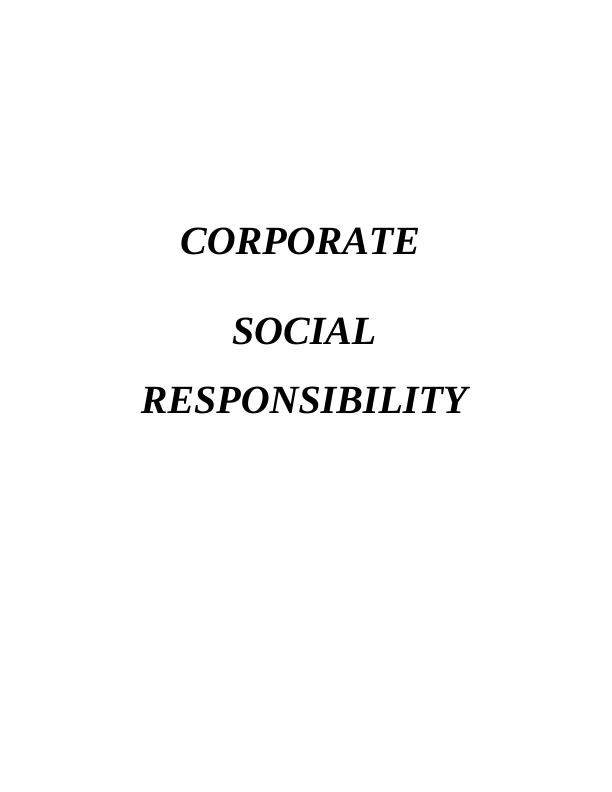 Report on Corporate Social Responsibility - doc_1