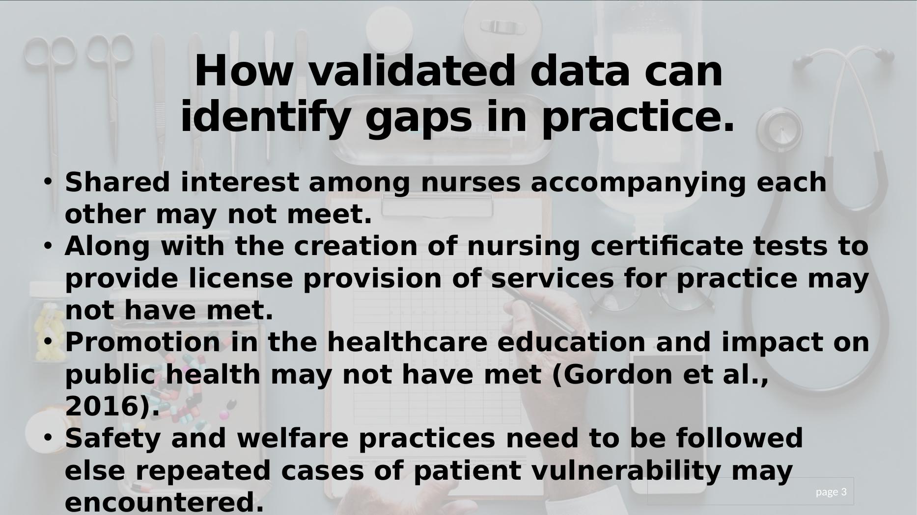Regulation for Nursing Practice
