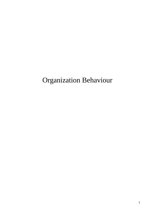 Analysing the Organisational Behavior of Syngenta_1