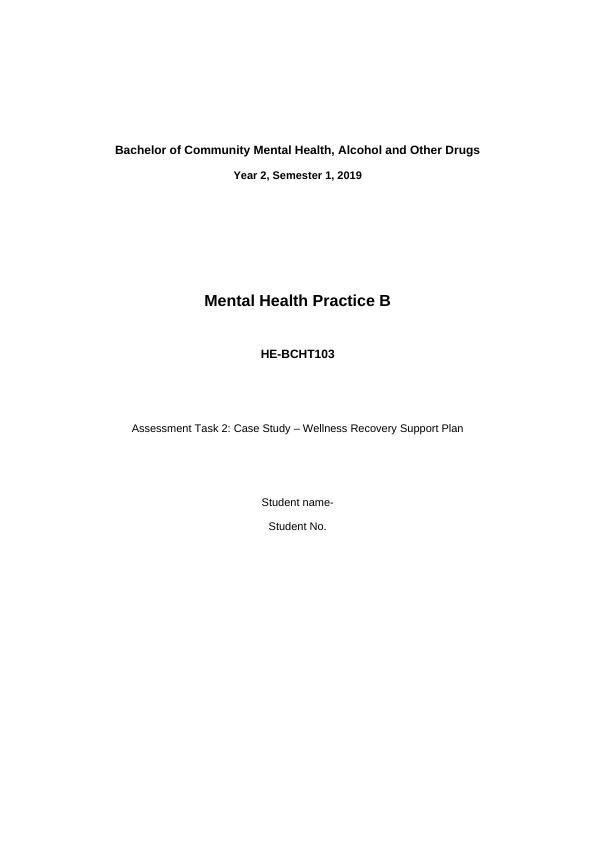 Bachelor of Community Mental Health, Alcohol and Other Drugs_1