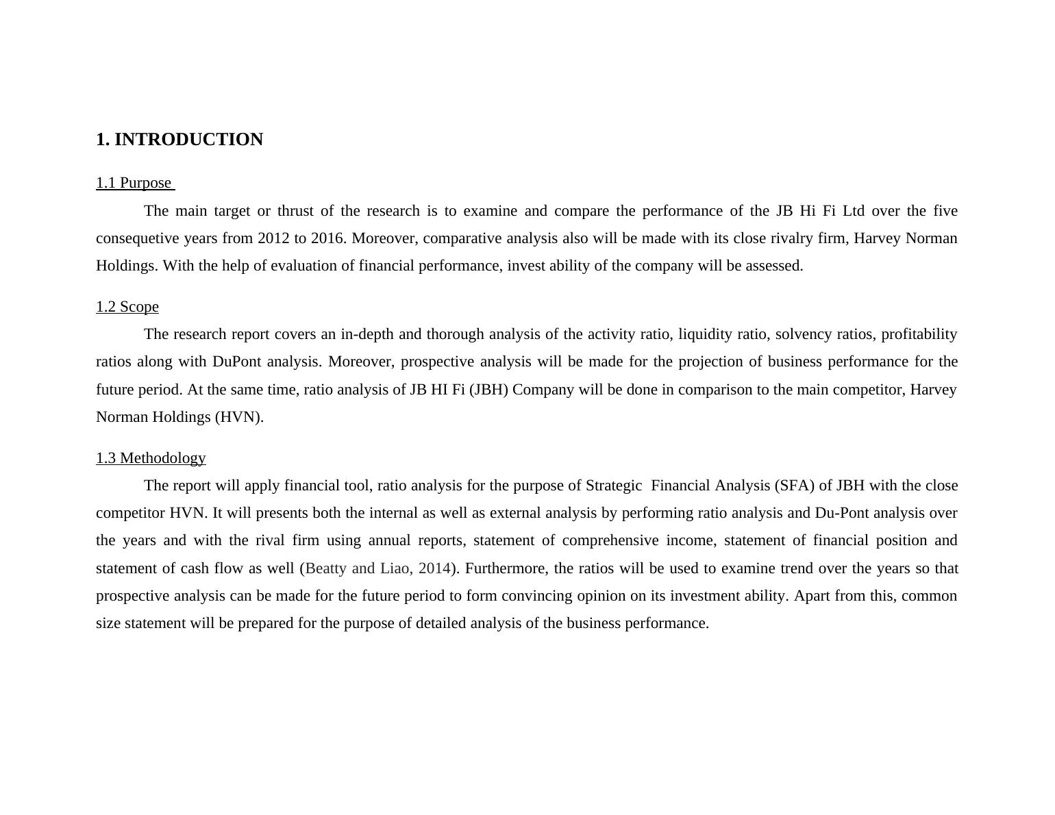 Research Report on Financial Analysis of JB Hi Fi Ltd_5