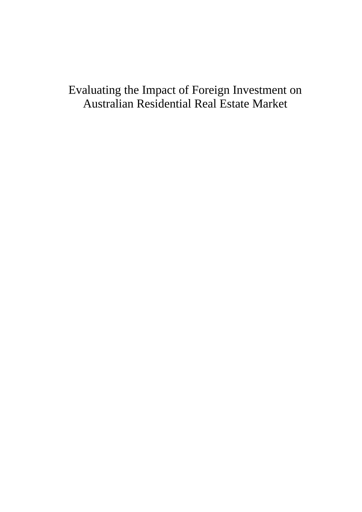 Evaluating the Impact of Foreign Investment - PDF_1