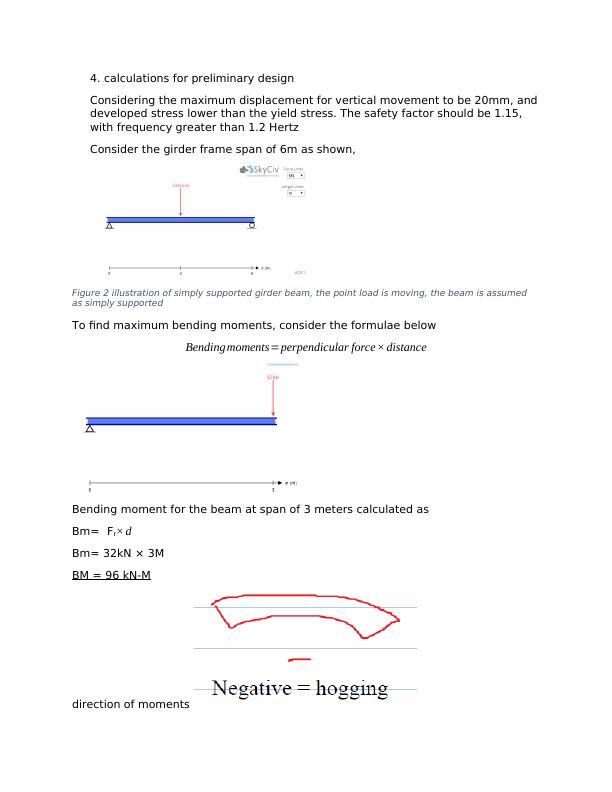 Preliminary Design Calculations for Single Overhead Travelling Crane