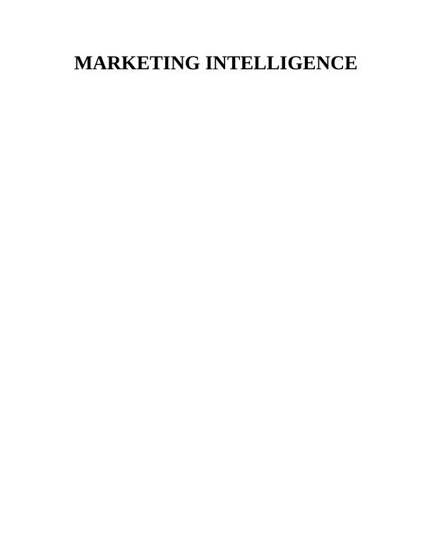 Concepts of Marketing Intelligence_1