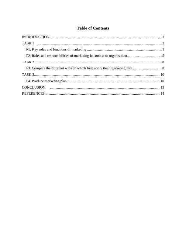 Report on Functions of Marketing_2
