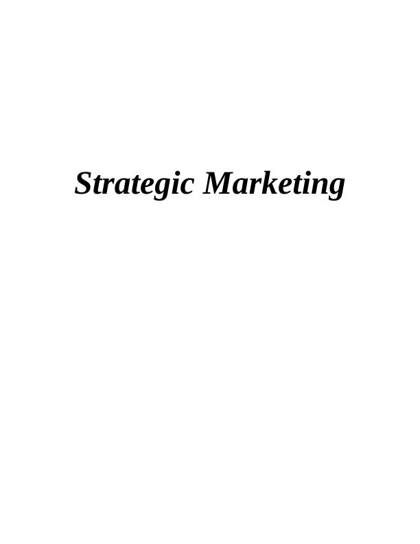 Strategic Marketing for Mc Donald's_1
