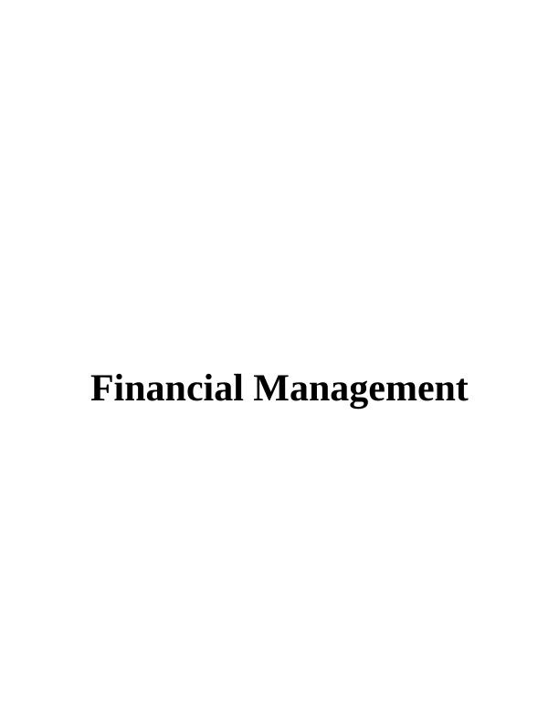 Financial Management of REA Group Ltd_1