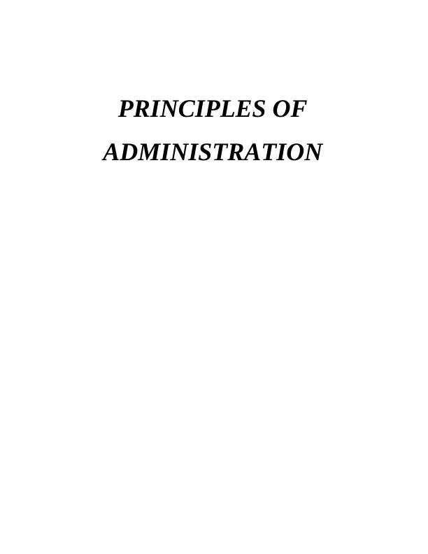 PRINCIPLES OF ADMINISTRATION INTRODUCTION_1