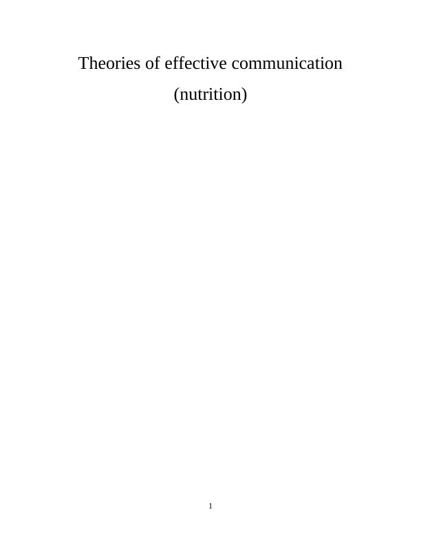 Report on Importance of Effective Communication_1
