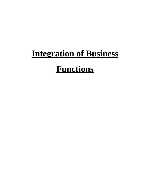 Integration of Business Functions_1
