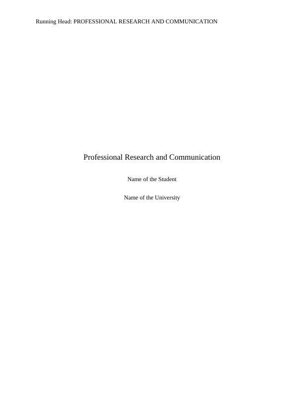 ITECH5500 | Professional Research and Communication_1