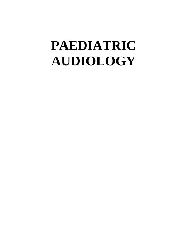 (PDF) Pediatric Audiology A Review_1