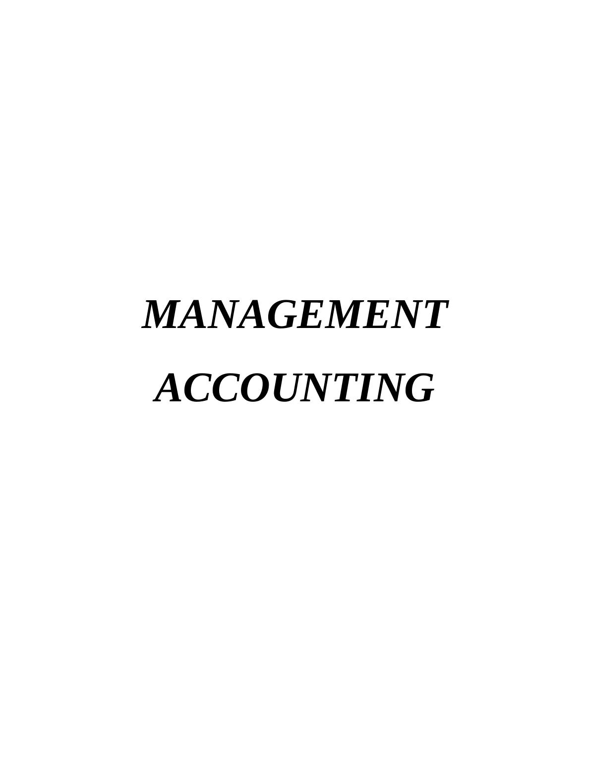 Management Accounting - Apis Limited_1