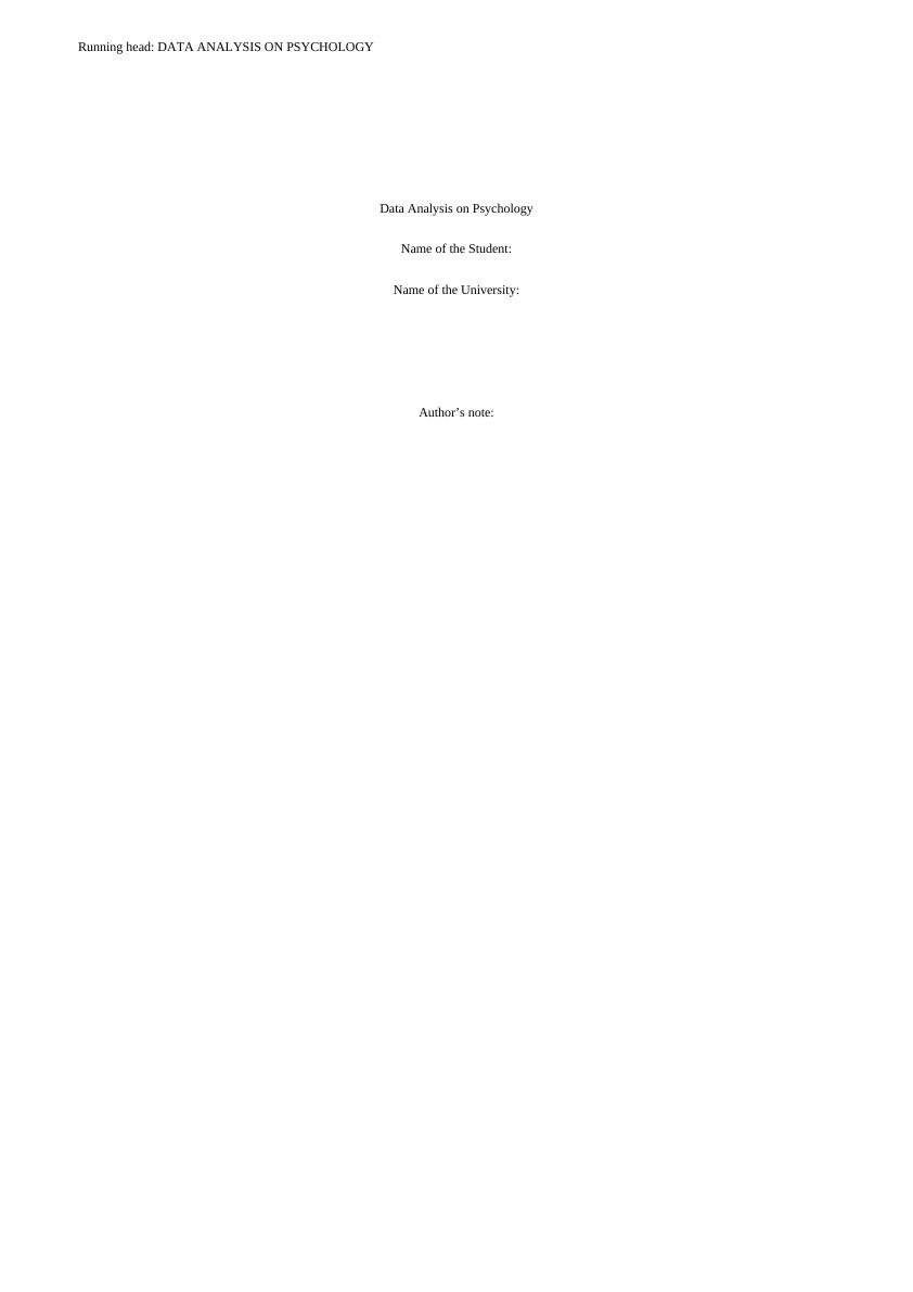 Data Analysis on Psychology - PDF_1