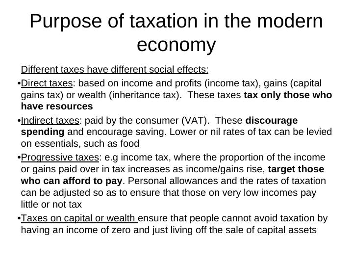 The Role Of Taxation In An Economy Economics_4