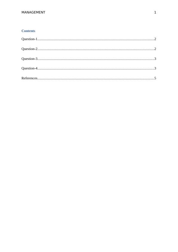 Professional Management Assignment Report_2