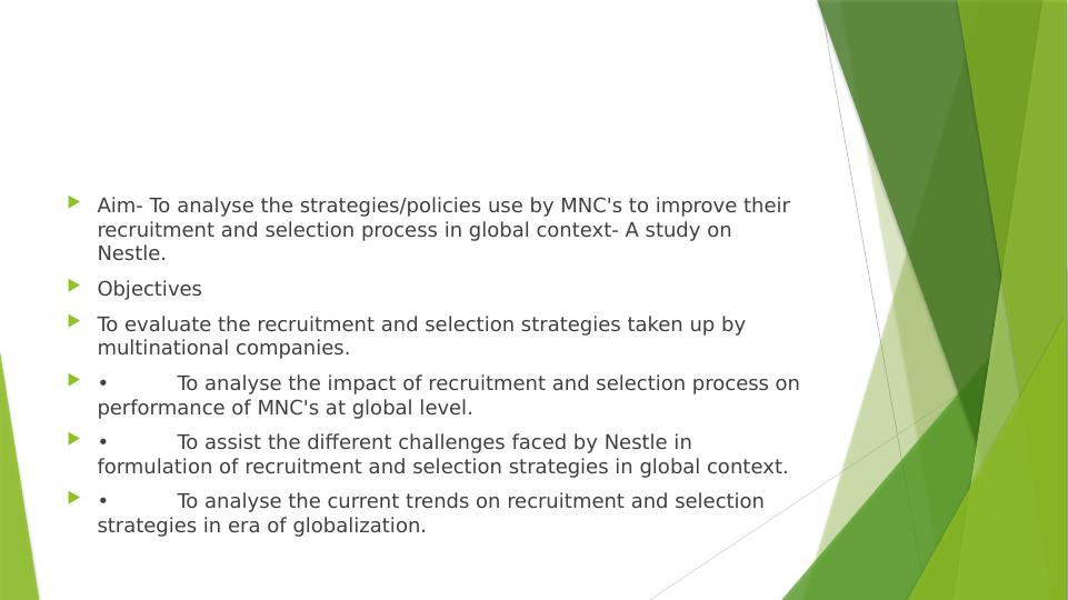 Strategies and Challenges in Global Recruitment and Selection: A Study on Nestle_4