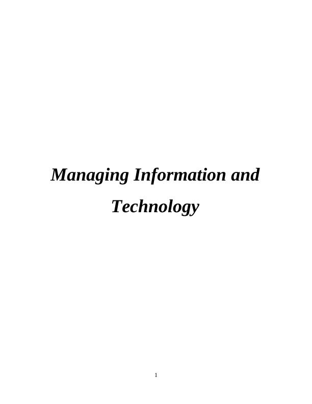 Managing Information and Technology_1
