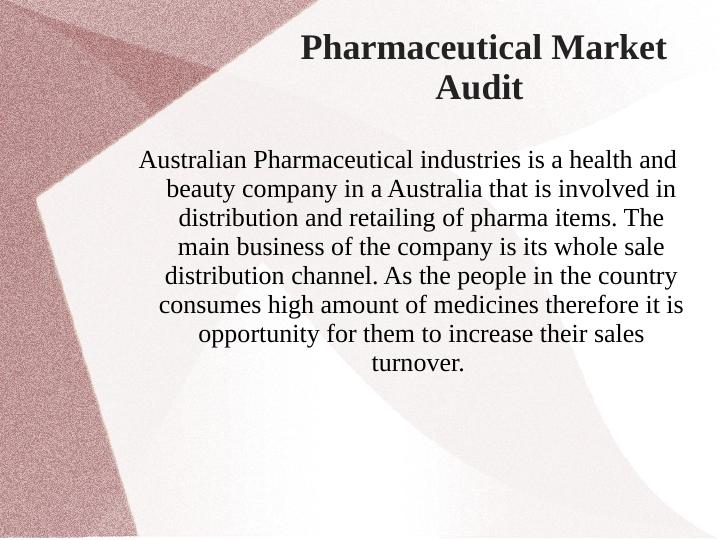 Pharmaceutical Market Audit and Analysis_4