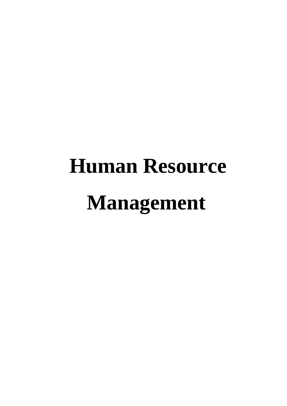 The Roles and responsibilities of HRM_1