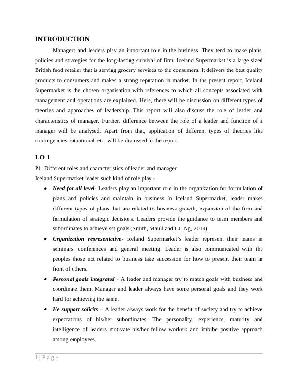 Concepts of Management and Operations Report - Iceland Supermarket_3