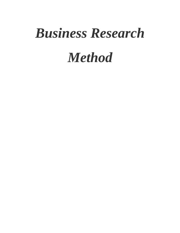 Business Research Method_1