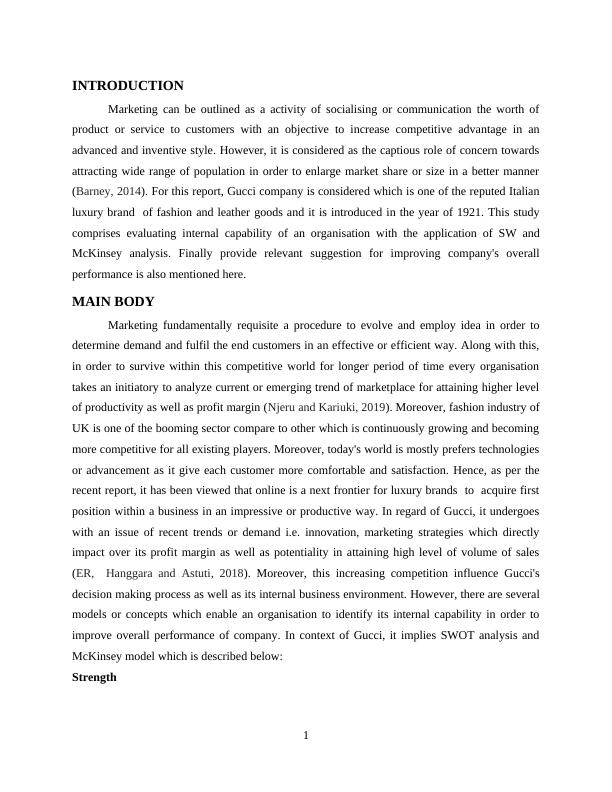 Introduction to Marketing Assignment - Gucci company_3