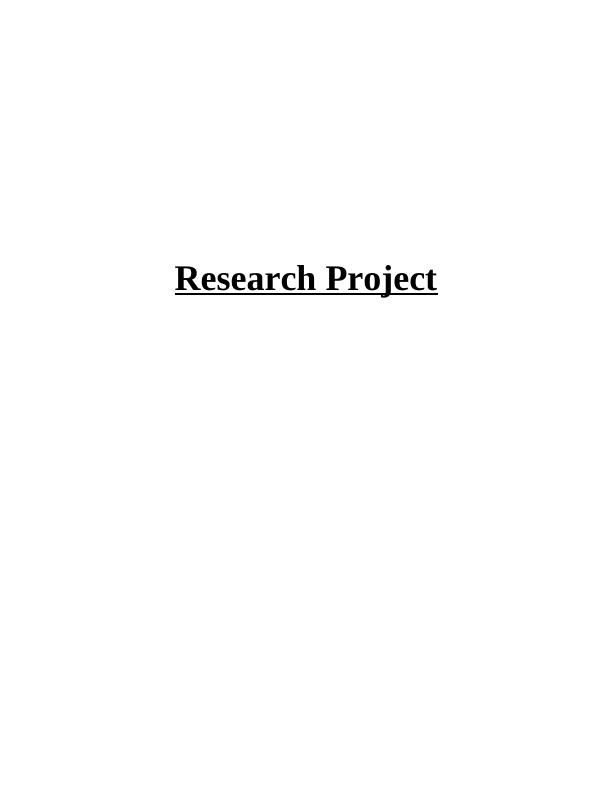 Research Project Assignment - Impact of social media tools on promotional activities_1