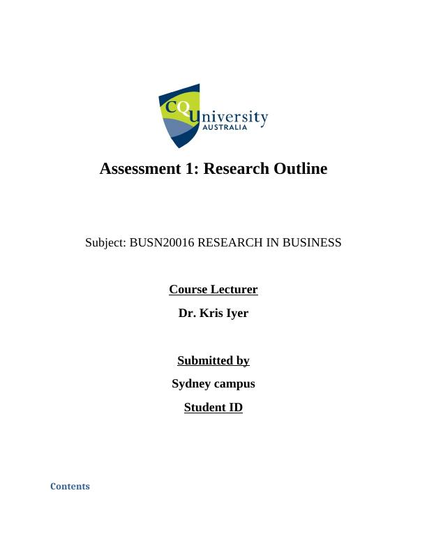 Report on Research Methods and Methodology_1