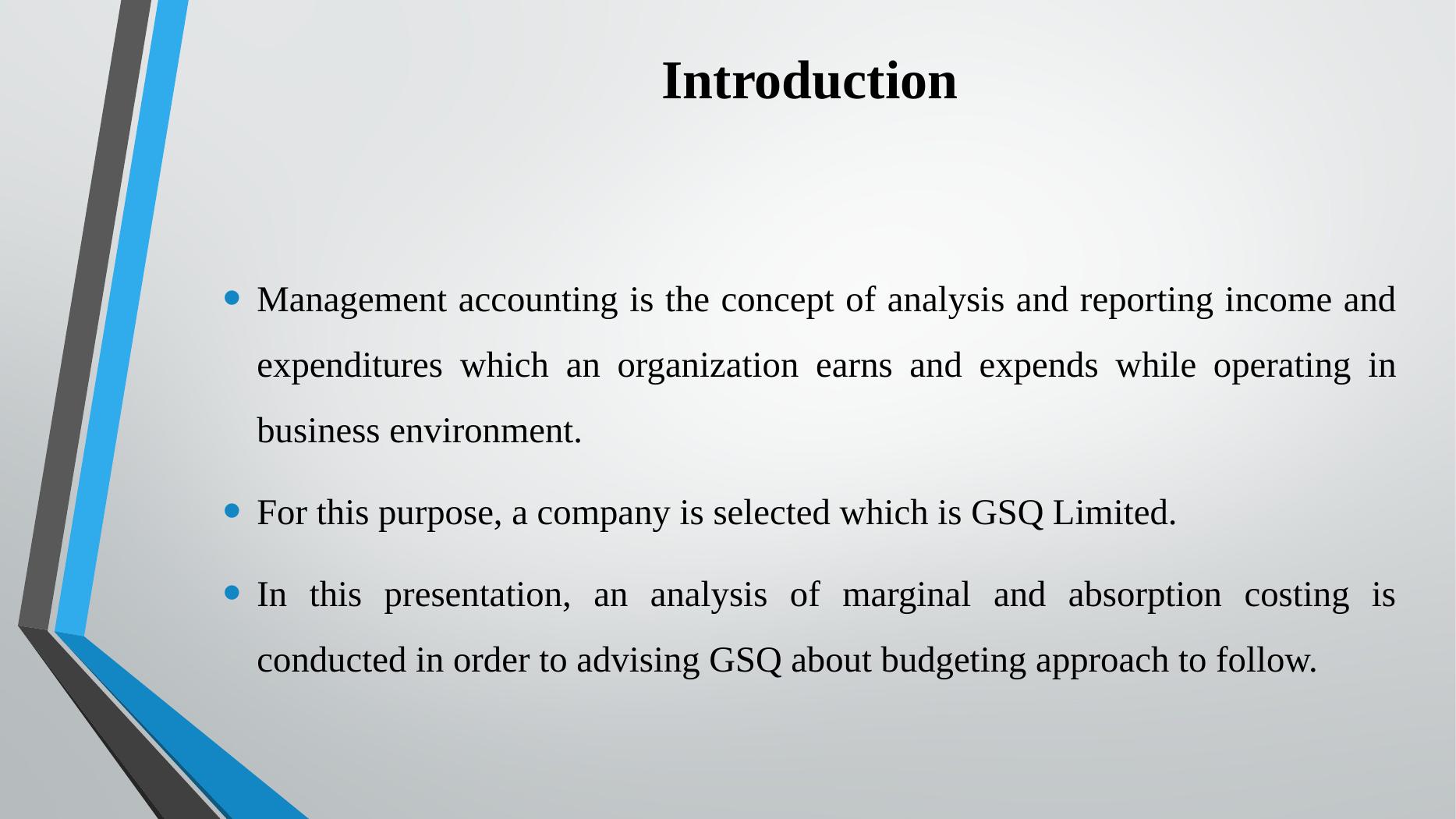 Management Accounting: Marginal Costing Vs Absorption Costing