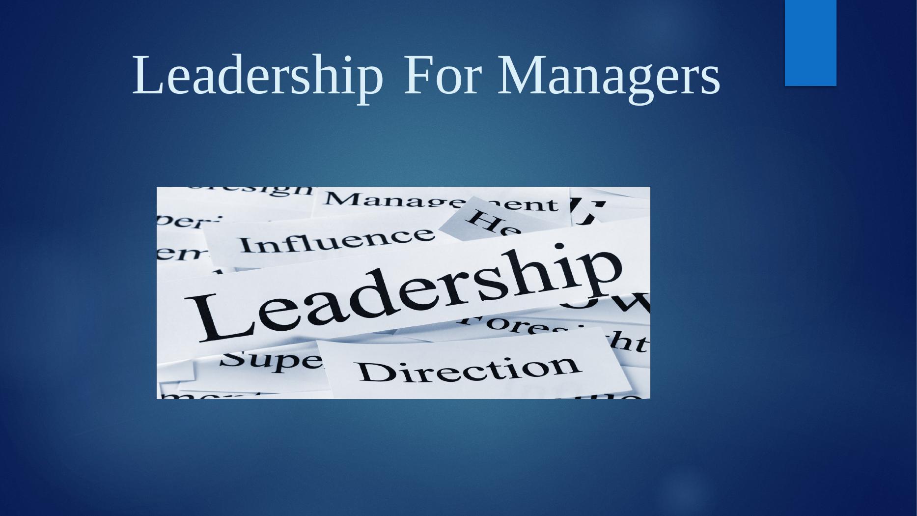 Leadership for Managers | PPT