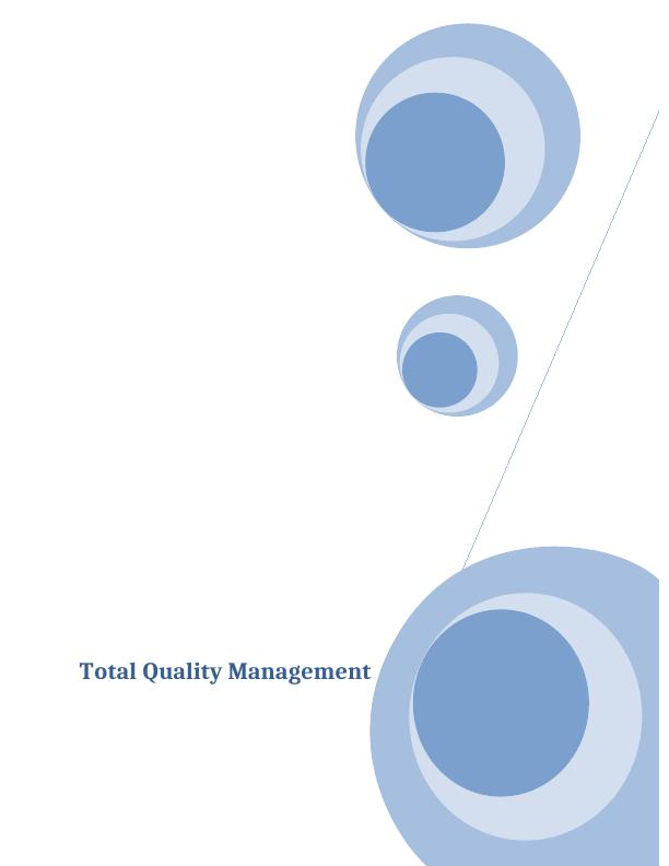 Assignment Total  Quality Management_1