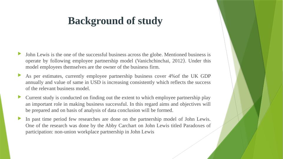 Does success of John Lewis owes its existence to employee partnership model adopted by the organisation?_3