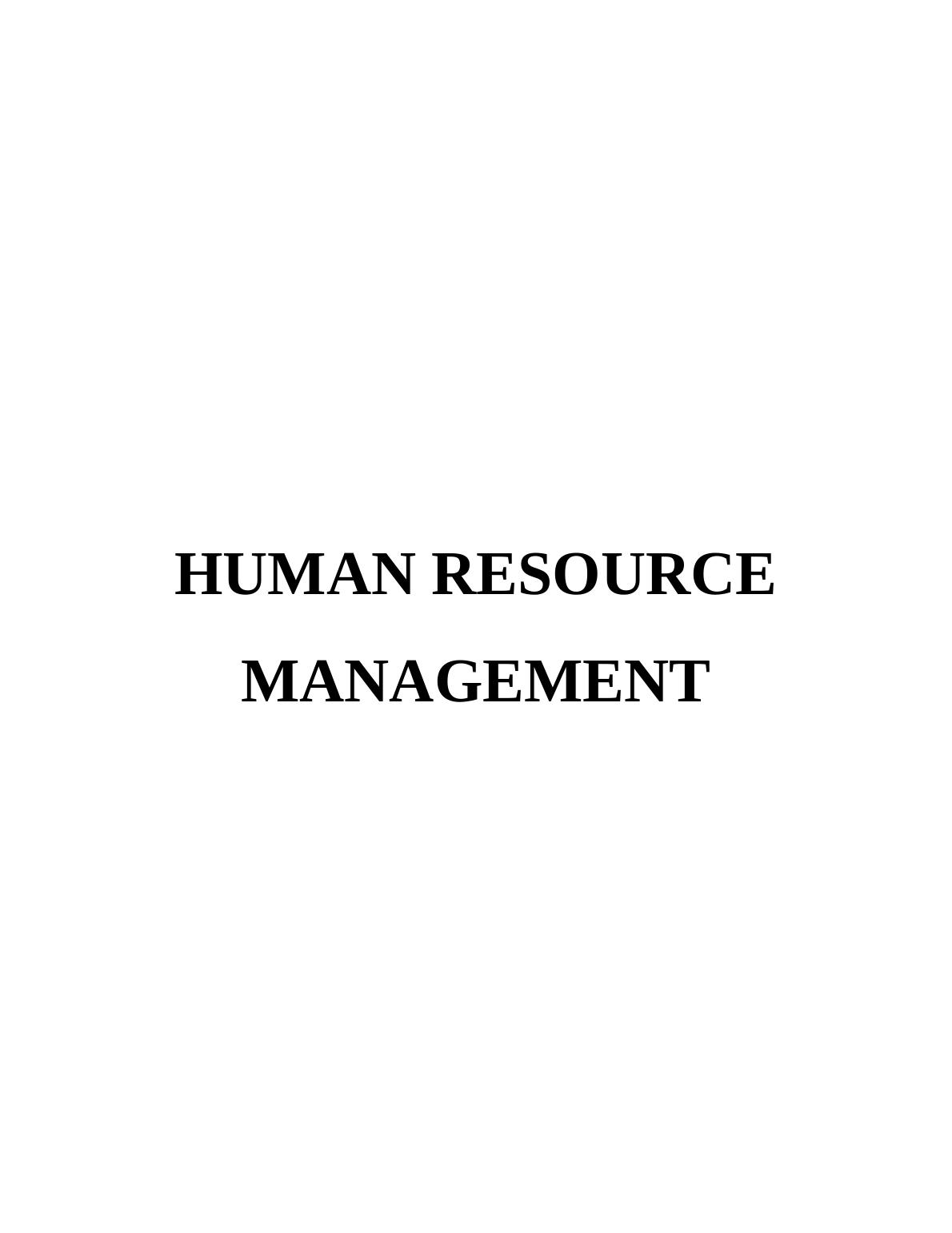 Human Resource Issues of Sun Court Limited_1