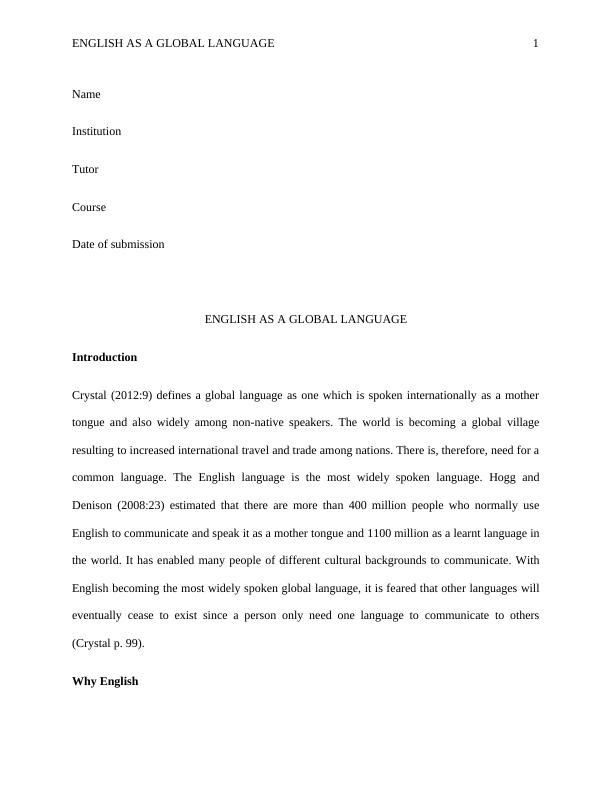 English and Global Language PDF_1