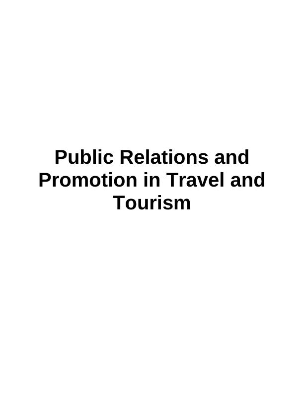 Public Relations & Promotion in Travel and Tourism_1